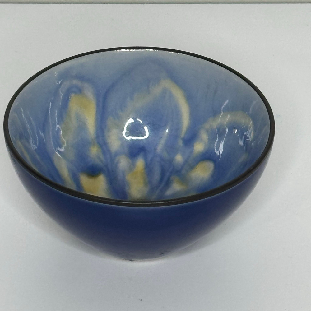Kotobuki San Francisco Blue Drip
Glaze Rice Soup Dessert Bowl
Ceramic Japan